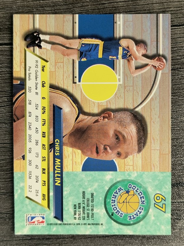 1992-93 Ultra #67 Chris Mullin