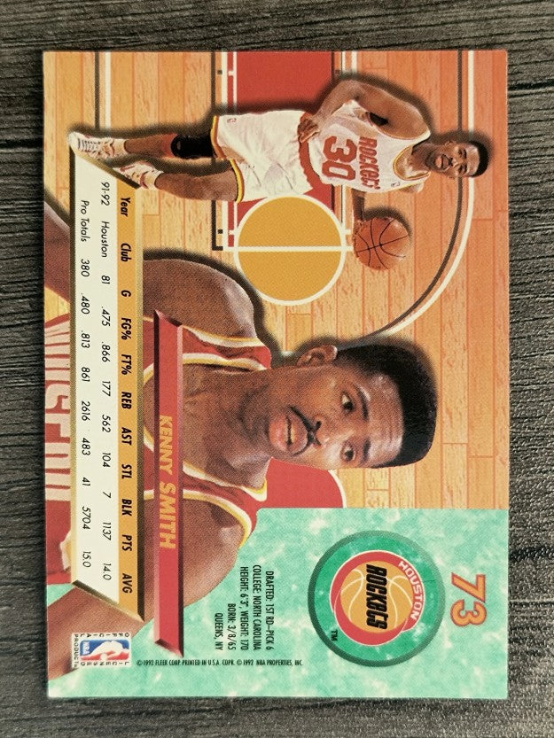1992-93 Ultra #73 Kenny Smith