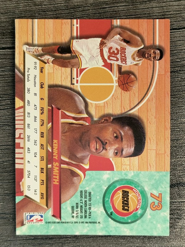 1992-93 Ultra #73 Kenny Smith