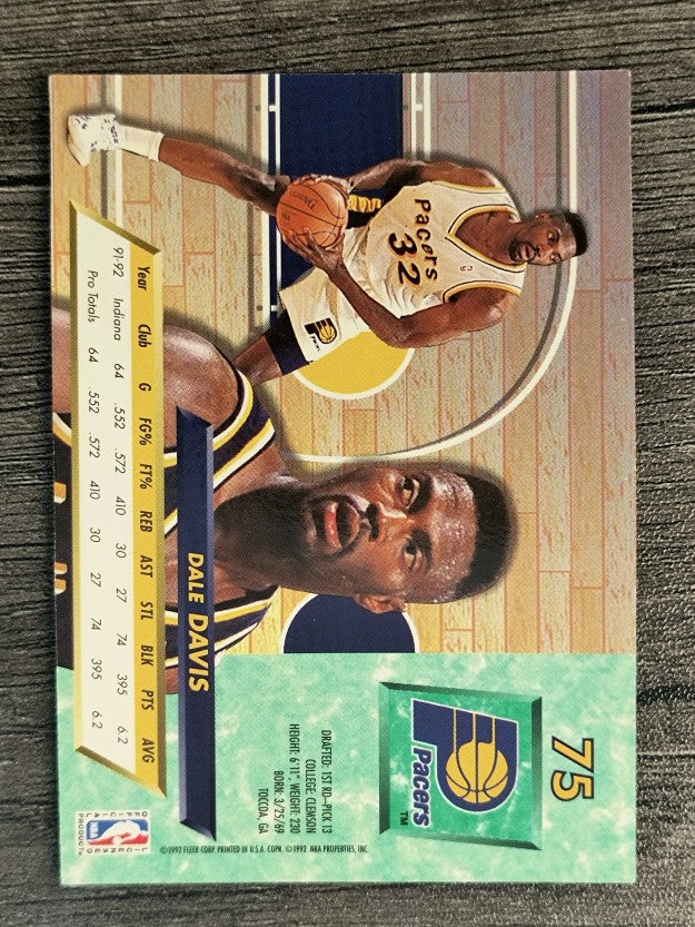 1992-93 Ultra #75 Dale Davis