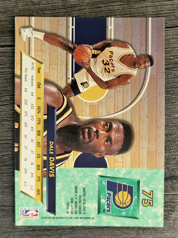 1992-93 Ultra #75 Dale Davis