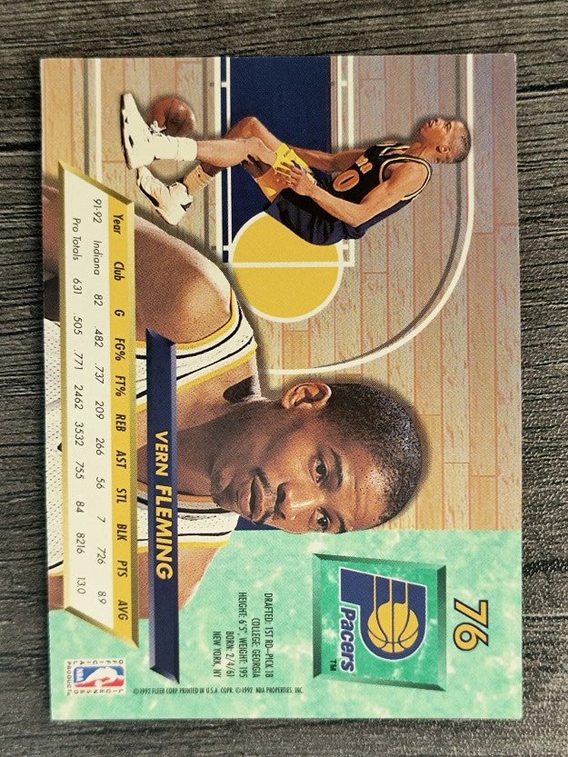 1992-93 Ultra #76 Vern Fleming