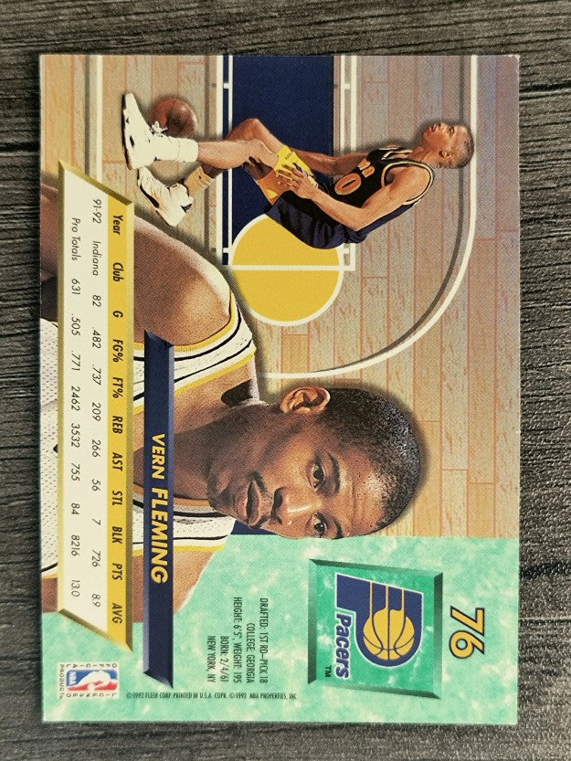 1992-93 Ultra #76 Vern Fleming
