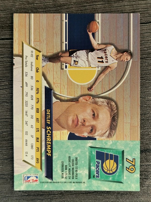 1992-93 Ultra #79 Detlef Schrempf