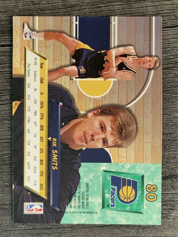 1992-93 Ultra #80 Rik Smits