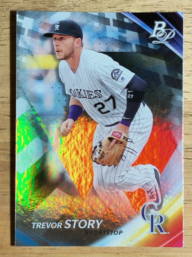 2017 Bowman Platinum #24 Trevor Story