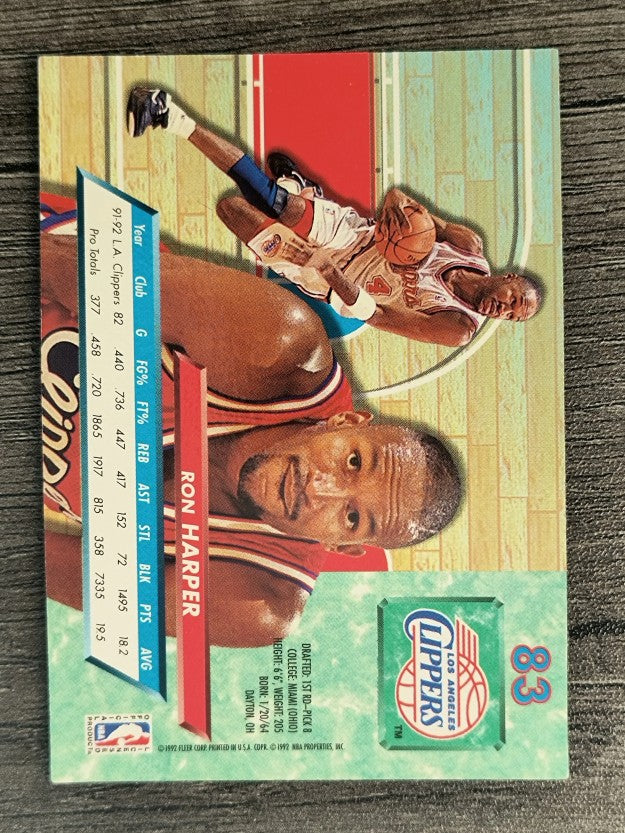 1992-93 Ultra #83 Ron Harper