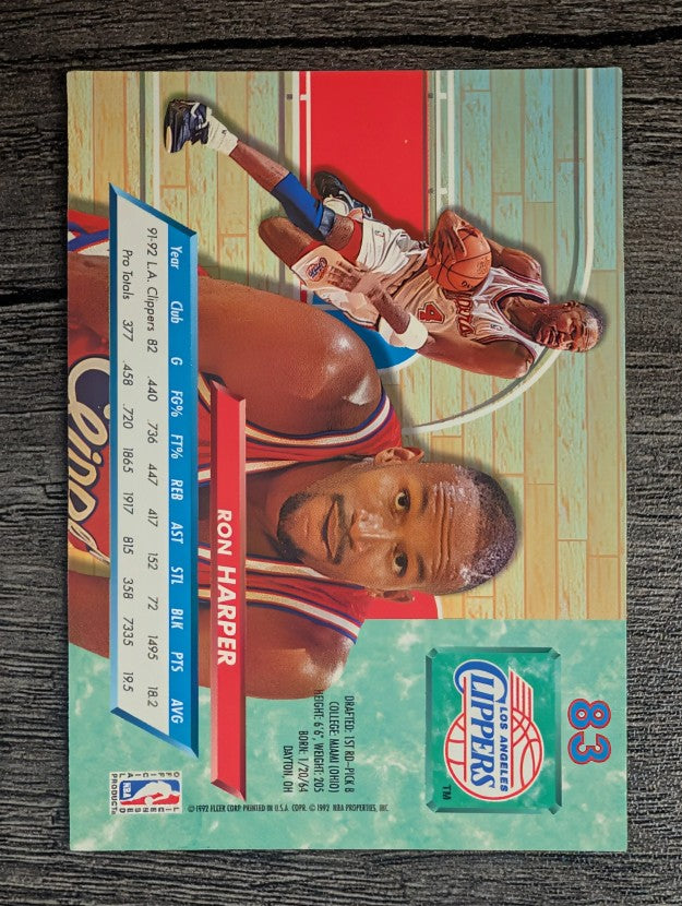1992-93 Ultra #83 Ron Harper