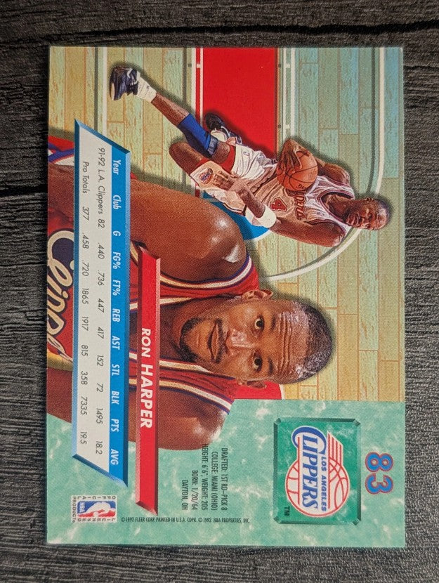 1992-93 Ultra #83 Ron Harper