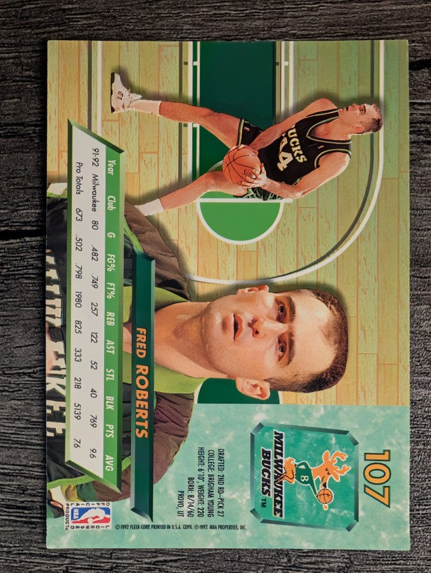 1992-93 Ultra #107 Fred Roberts
