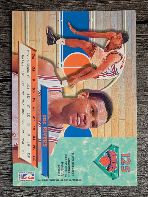 1992-93 Ultra #125 Doc Rivers