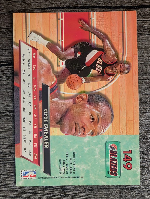 1992-93 Ultra #149 Clyde Drexler