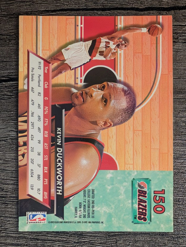 1992-93 Ultra #150 Kevin Duckworth