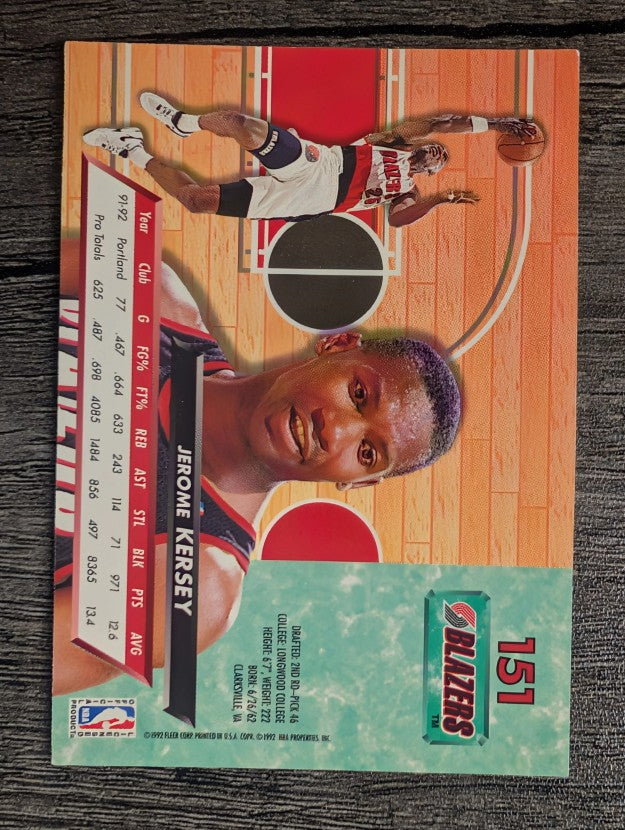 1992-93 Ultra #151 Jerome Kersey