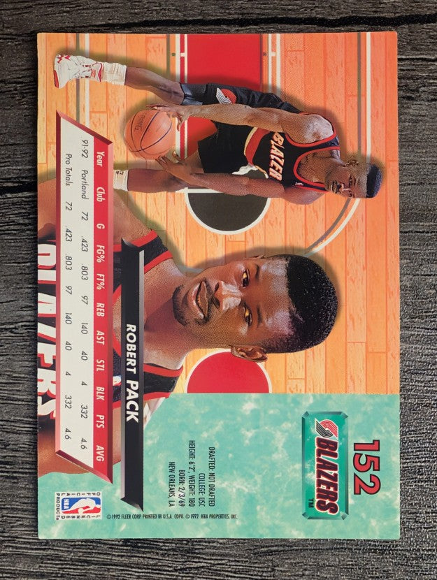 1992-93 Ultra #152 Robert Pack