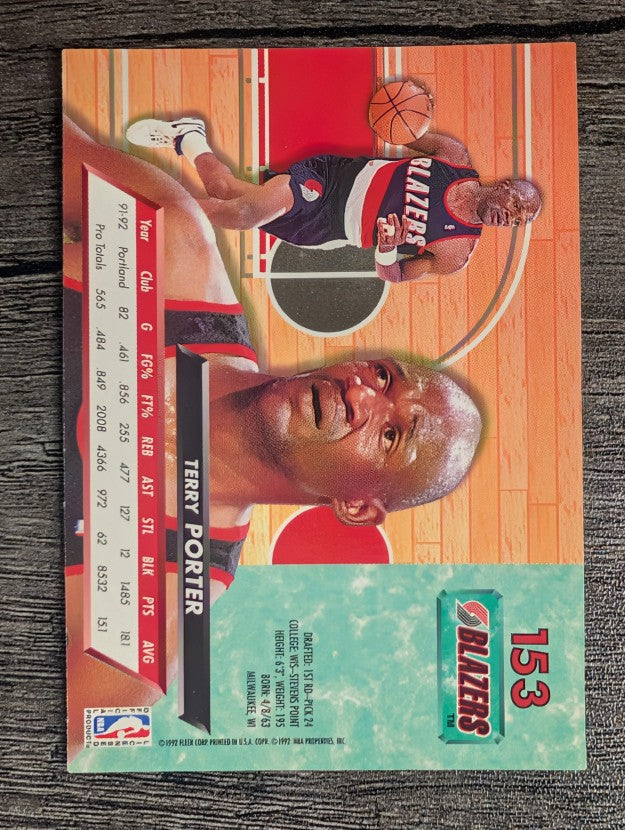 1992-93 Ultra #153 Terry Porter