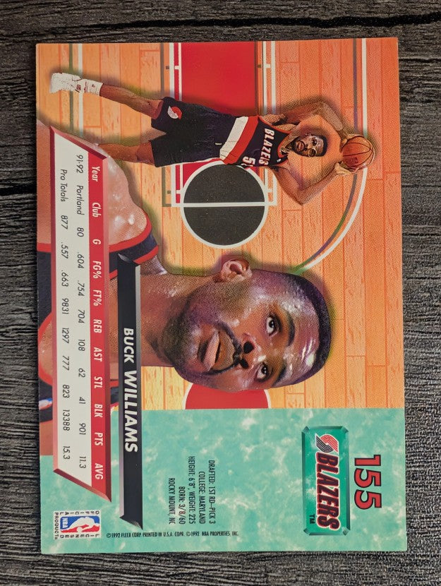 1992-93 Ultra #155 Buck Williams