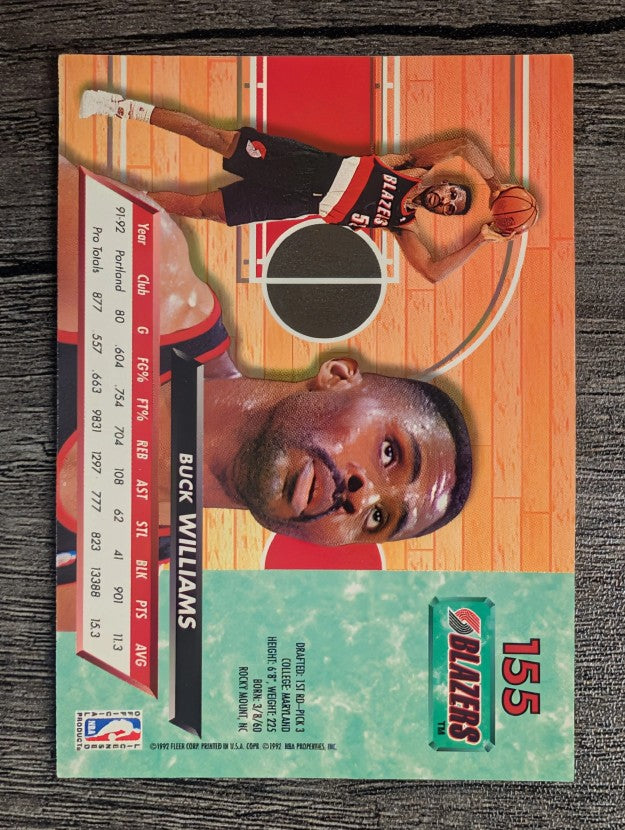 1992-93 Ultra #155 Buck Williams
