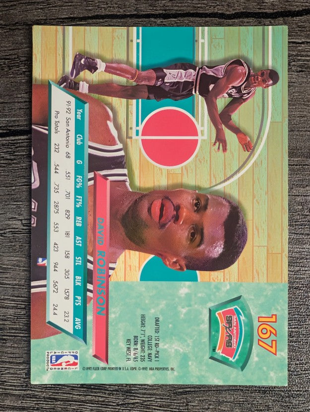 1992-93 Ultra #167 David Robinson