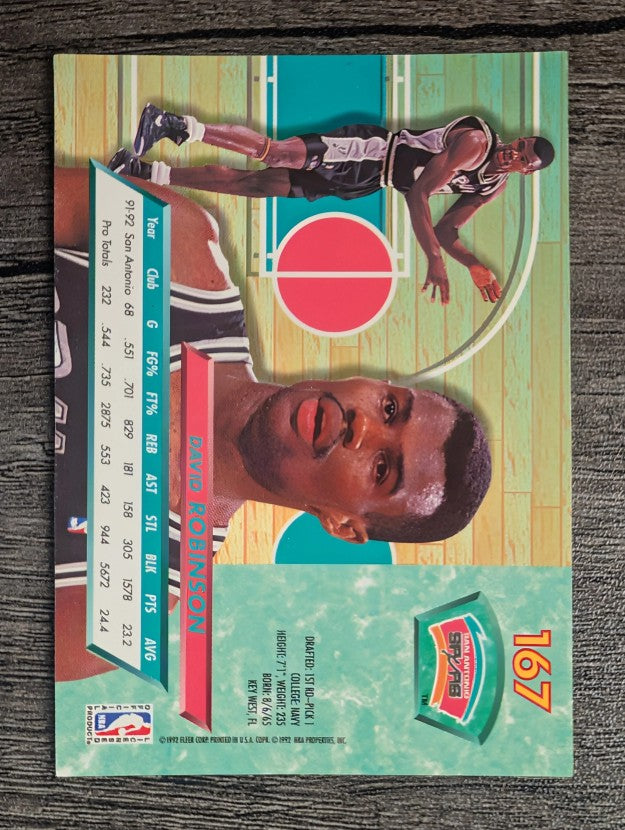 1992-93 Ultra #167 David Robinson