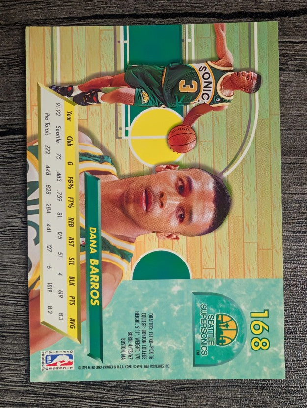 1992-93 Ultra #168 Dana Barros