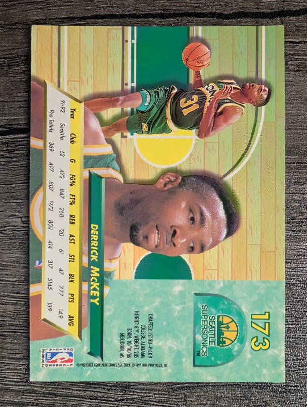 1992-93 Ultra #173 Derrick McKey