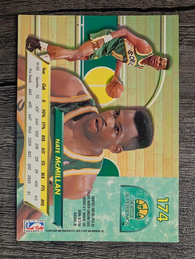 1992-93 Ultra #174 Nate McMillan