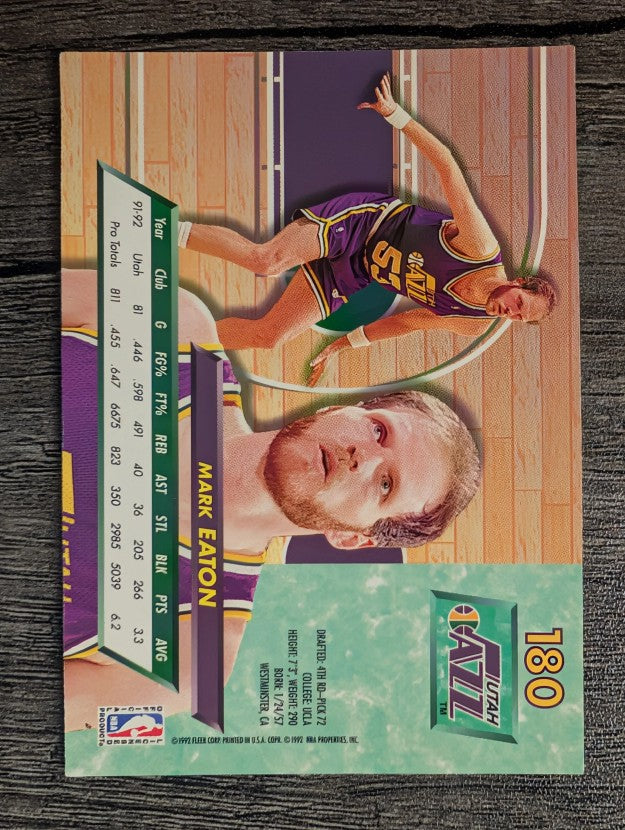 1992-93 Ultra #180 Mark Eaton