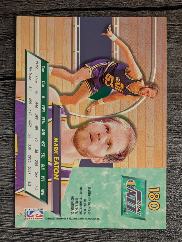1992-93 Ultra #180 Mark Eaton