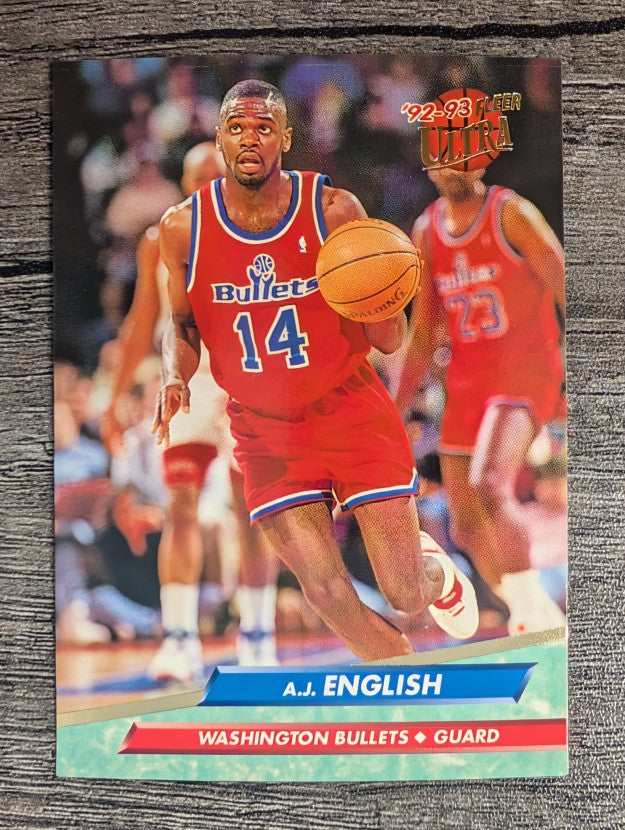 1992-93 Ultra #187 A.J. English