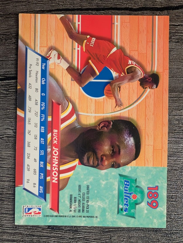 1992-93 Ultra #189 Buck Johnson