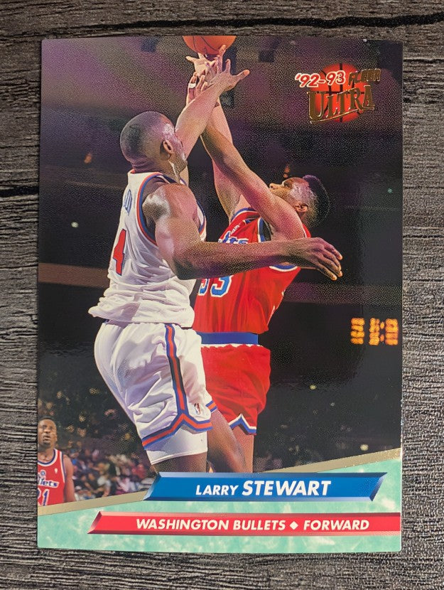 1992-93 Ultra #191 Larry Stewart