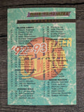 1992-93 Ultra #199 Checklist 1-104