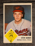 1963 Fleer #1 Steve Barber (VG)