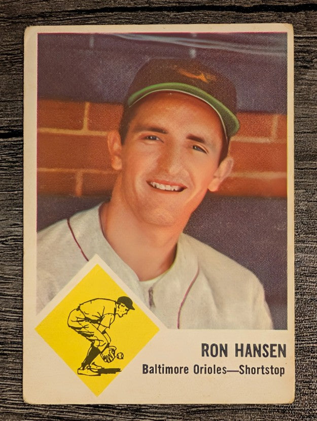 1963 Fleer #2 Ron Hansen (VG)