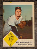 1963 Fleer #7 Bill Monbouquette (EX)