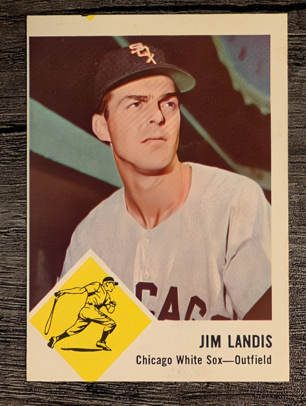 1963 Fleer #10 Jim Landis (EX)