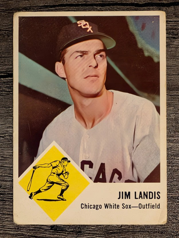 1963 Fleer #10 Jim Landis (GOOD)