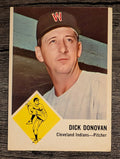 1963 Fleer #11 Dick Donovan (VGEX)