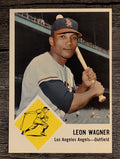 1963 Fleer #21 Leon Wagner (EXMT)