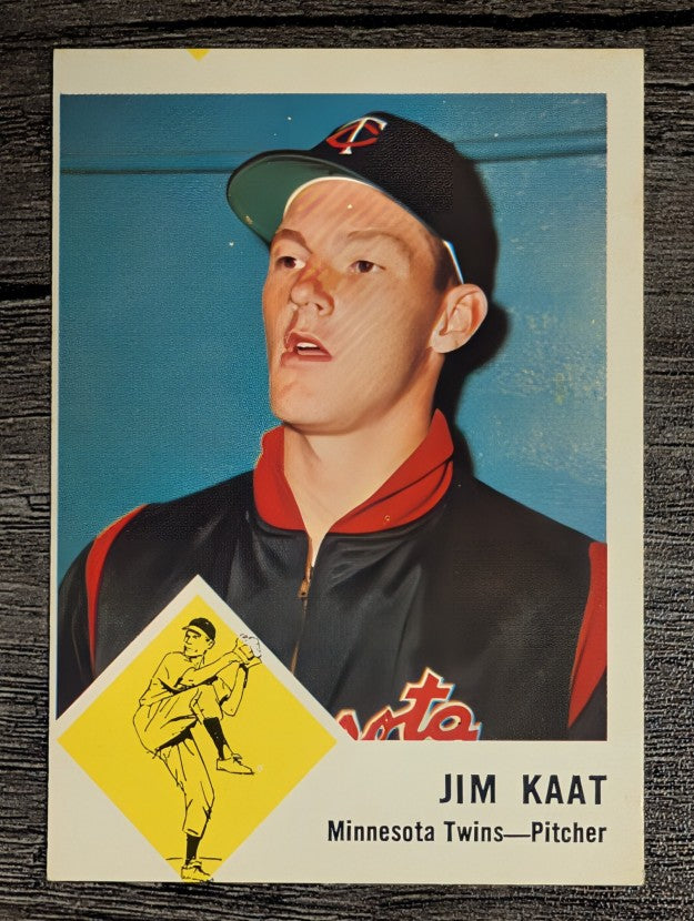 1963 Fleer #22 Jim Kaat (EX)