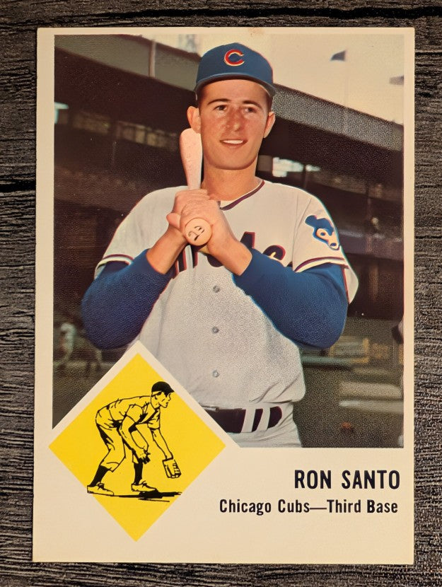 1963 Fleer #32 Ron Santo (EX)