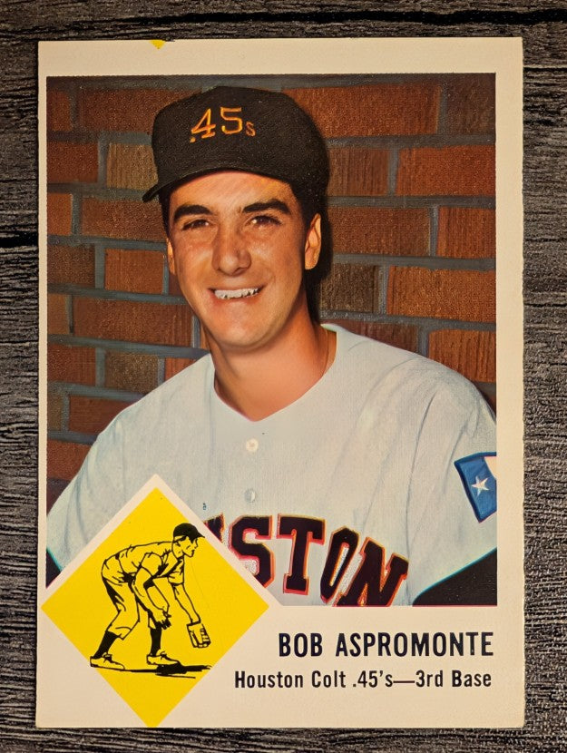1963 Fleer #37 Bob Aspromonte (EX)