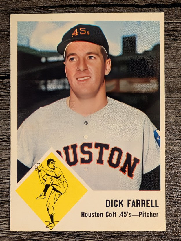 1963 Fleer #38 Dick Farrell (EXMT)