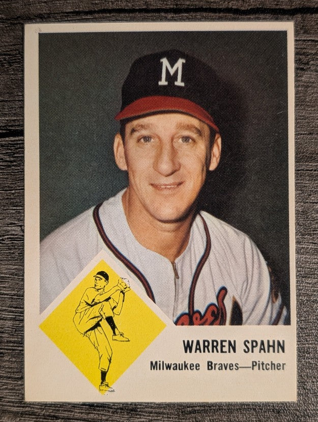 1963 Fleer #45 Warren Spahn (EX)