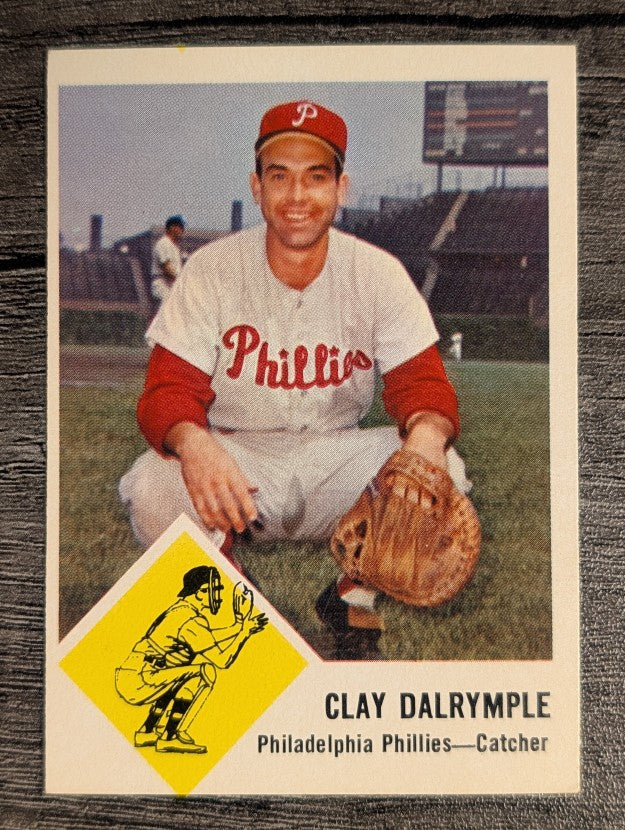 1963 Fleer #52 Clay Dalrymple (EX)