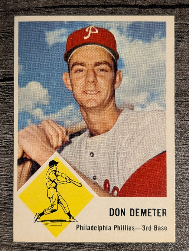1963 Fleer #53 Don Demeter (EXMT)
