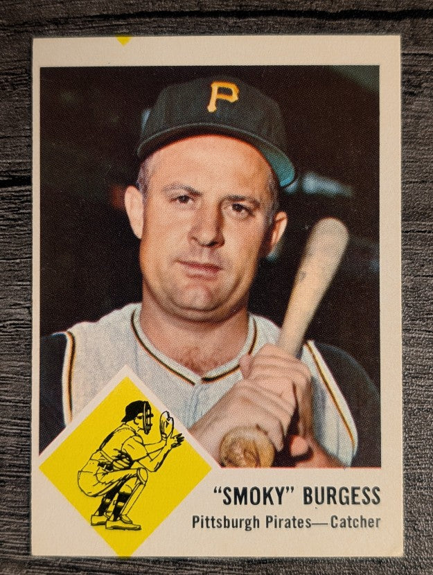 1963 Fleer #55 Smoky Burgess (EX)