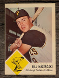1963 Fleer #59 Bill Mazeroski (EX)