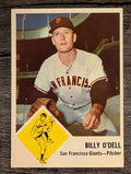 1963 Fleer #66 Billy O'Dell (EX)